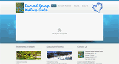 Desktop Screenshot of diamondspringswellness.com
